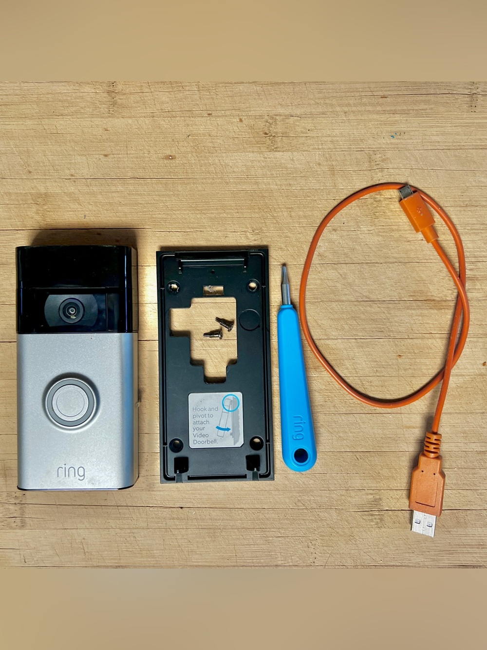 Ring Video Doorbell — Silver